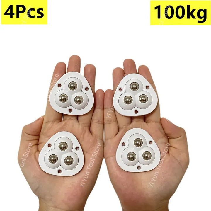 Azura | Self-Adhesive Full Rotating Furniture Mover Wheel Rollers