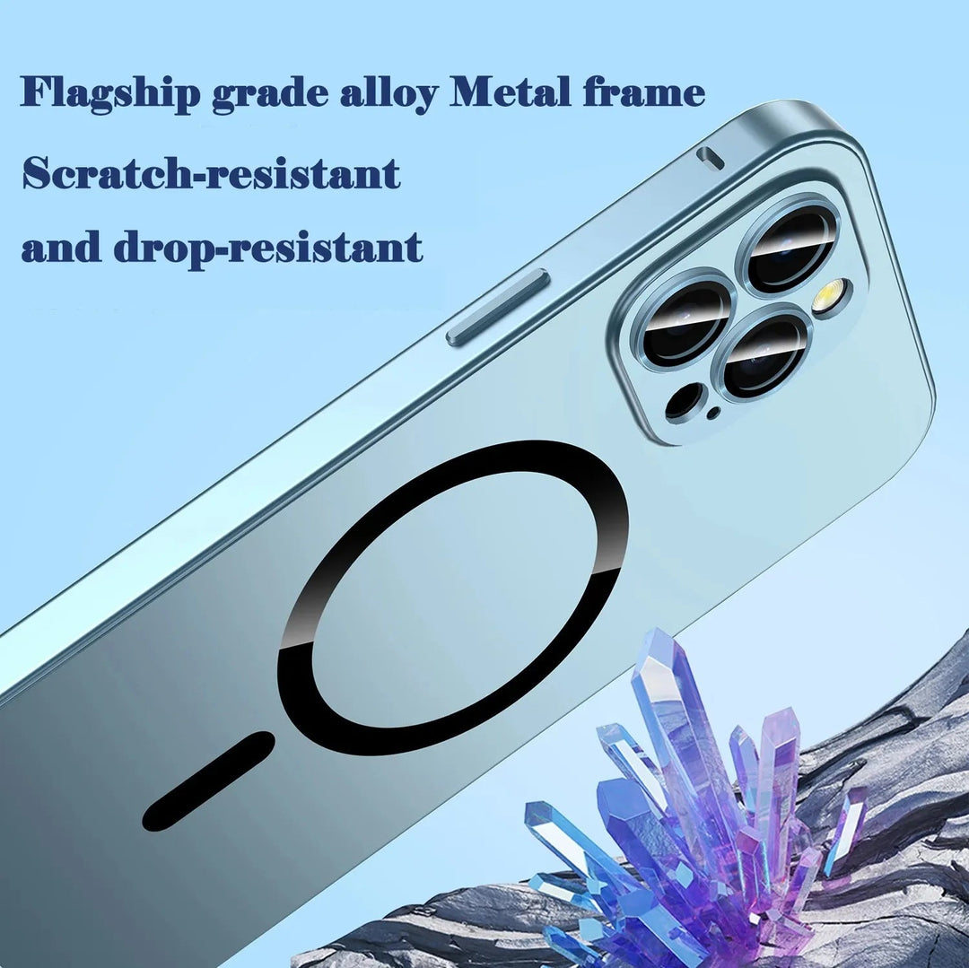 Azura | Magsafe Aluminum Frame Metal Bumper iPhone Case