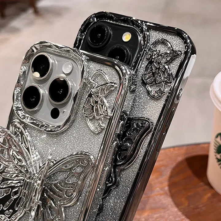BowLift | Butterfly Light Transparent iPhone Case