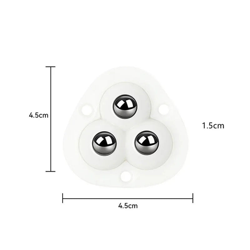 Azura | Self-Adhesive Full Rotating Furniture Mover Wheel Rollers