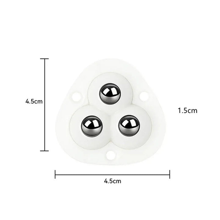Azura | Self-Adhesive Full Rotating Furniture Mover Wheel Rollers