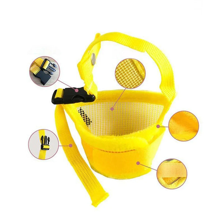 Azura | BellStop+ | Breathable Dog Muzzle | Adjustable Nylon Muzzle | Anti-Bark & Anti-Bite Protection | S-XL Sizes