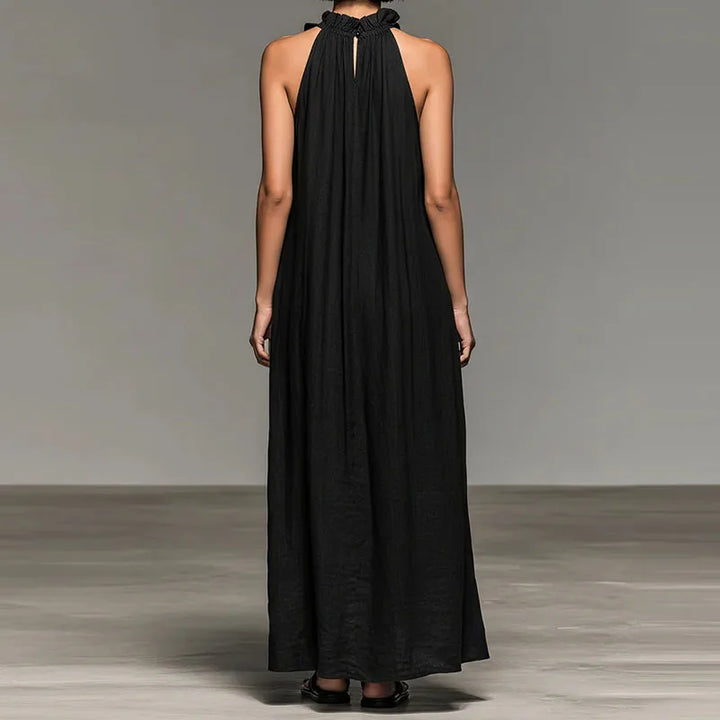 Bohemian Long Dress with Ruffles