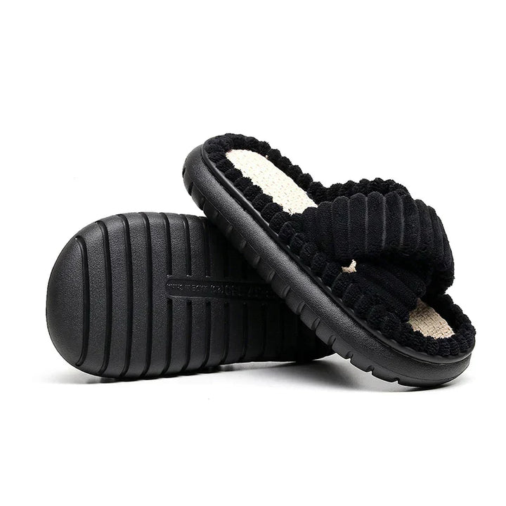 Lush Mellowz Linen Slippers