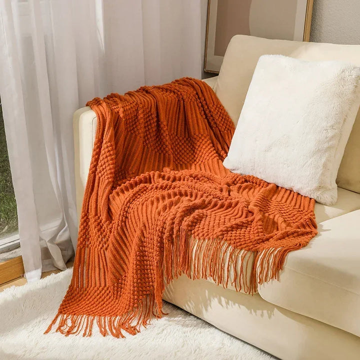 Azura | Nordic Style Dick Knitted Blanket