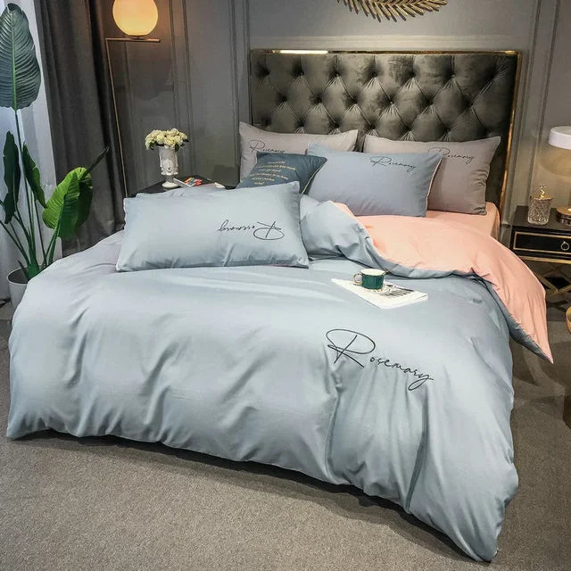 Luxury Duvet Cover with Elegant Embroidery – Soft, Breathable and High Quality | Bowlift