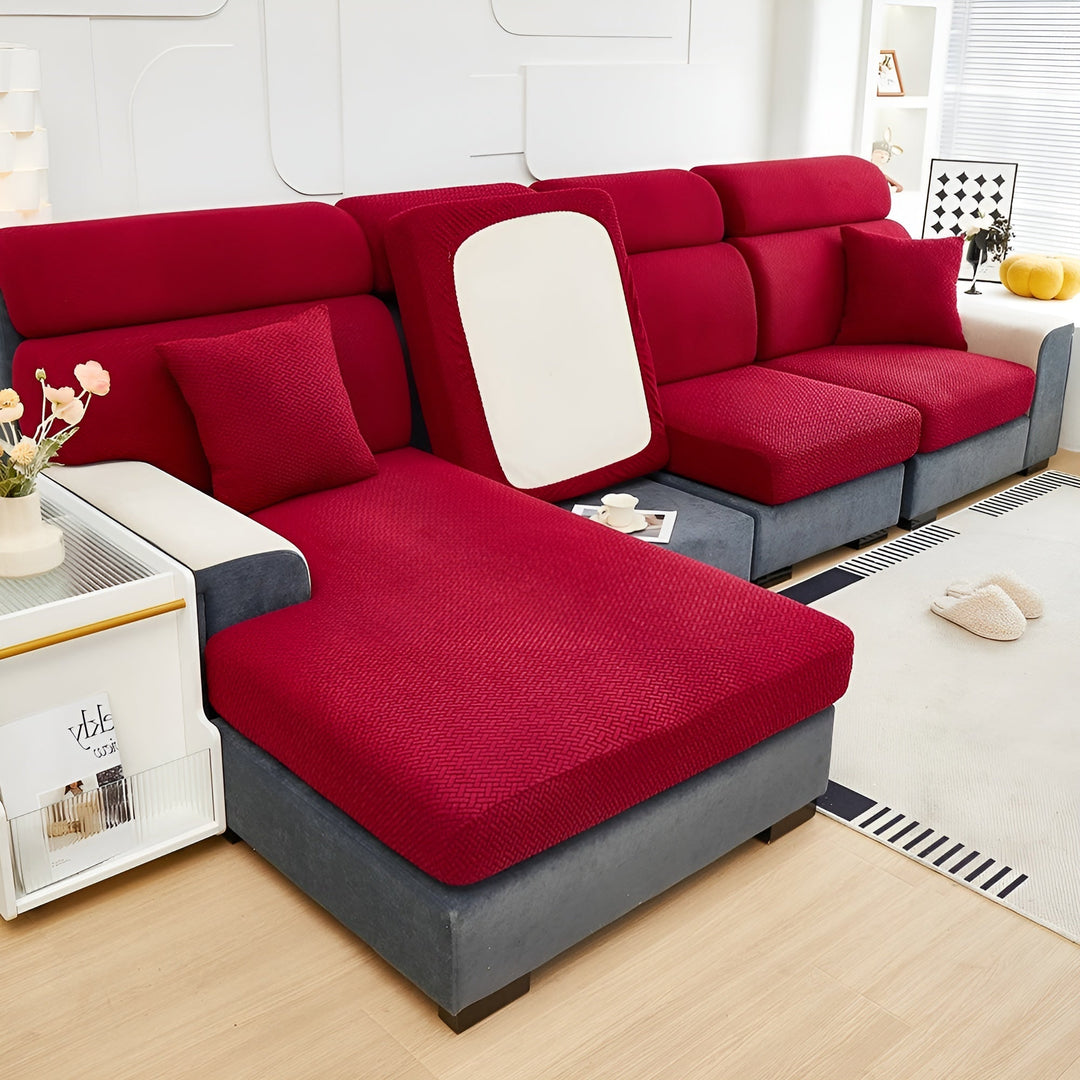 Elastic Sofa Cover – Water-Repellent and Tailored | Protective Cover Made from Stretch Fabric | Bowlift