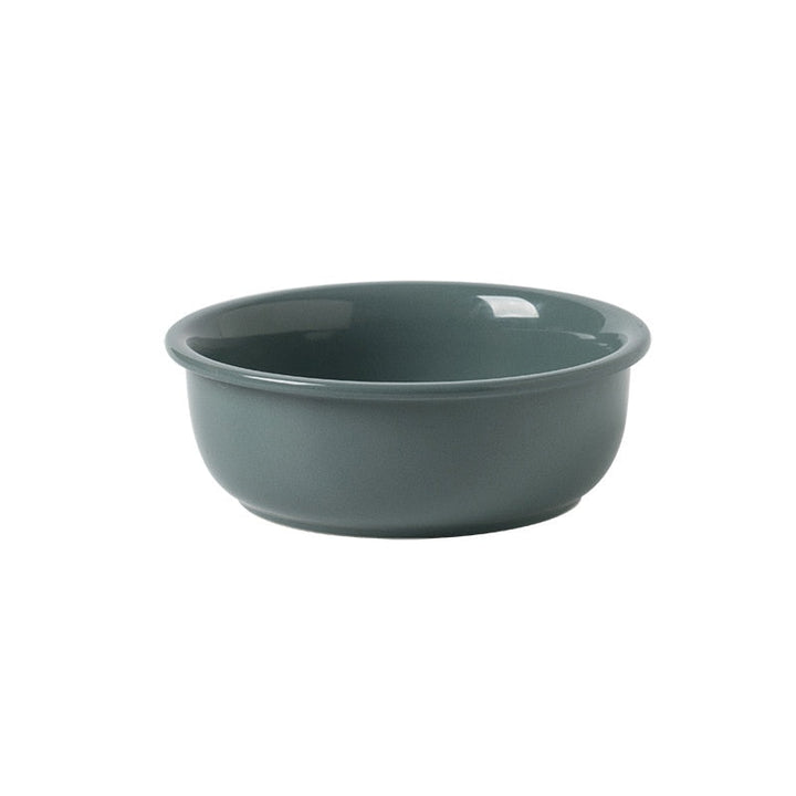 Azura | Misha Ceramic Elevated Cat Bowl with Wooden Stand