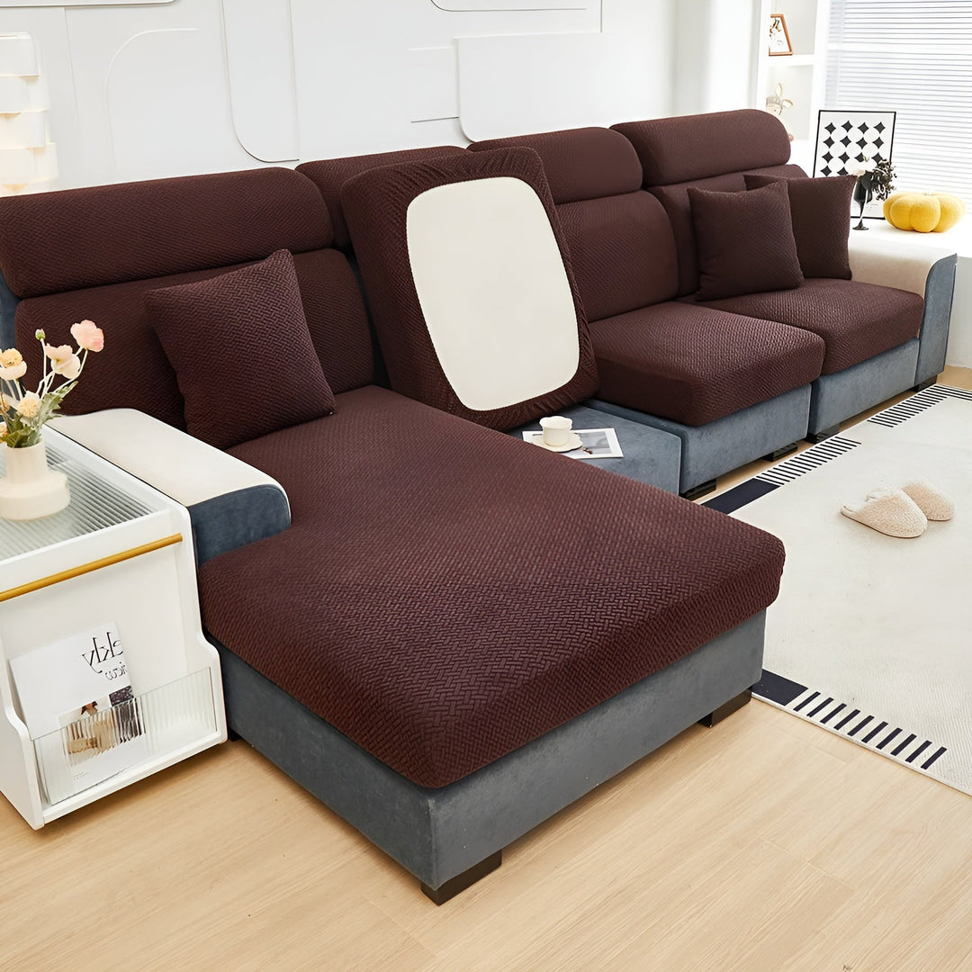 Elastic Sofa Cover – Water-Repellent and Tailored | Protective Cover Made from Stretch Fabric | Bowlift