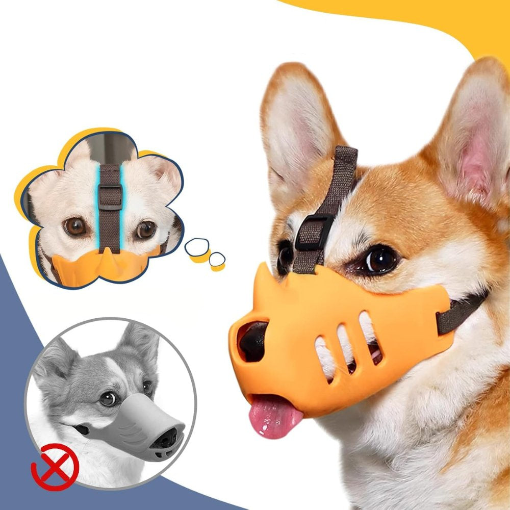 SecureGuard Adjustable Dog Muzzle – Breathable and Comfortable for Better Control over Biting and Chewing | Azura