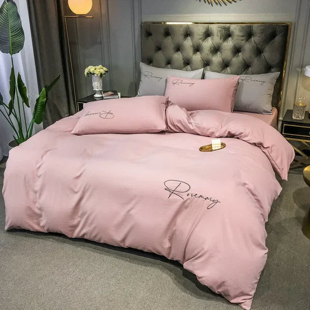 Luxury Duvet Cover with Elegant Embroidery – Soft, Breathable and High Quality | Bowlift