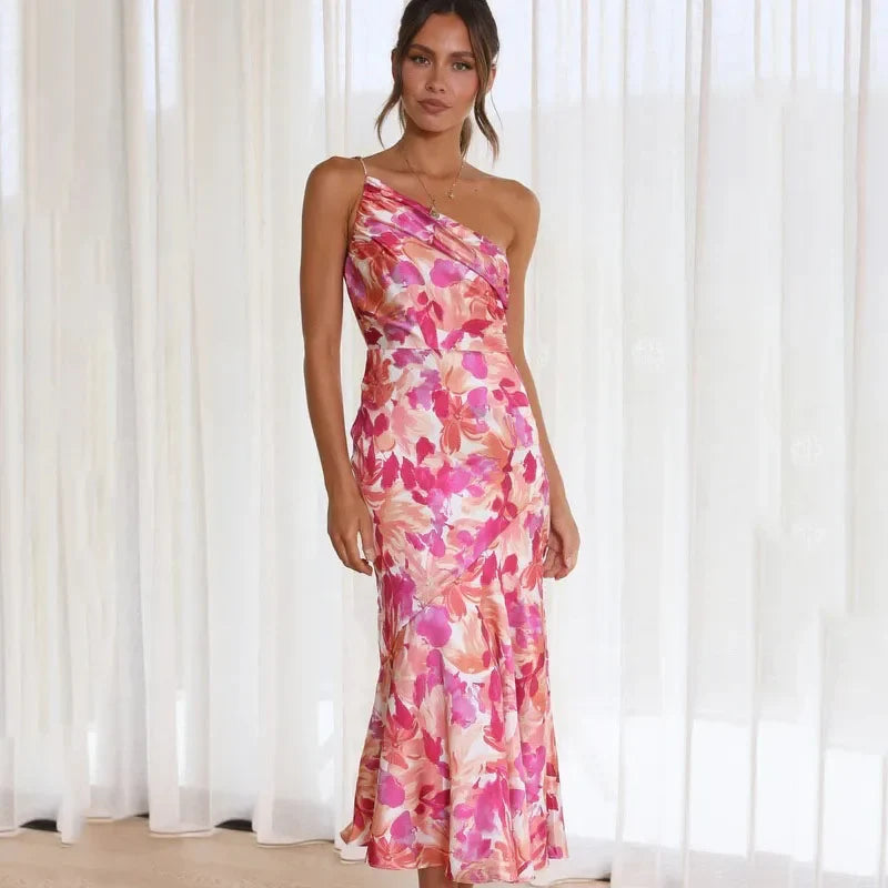 Eliza - Dress with One Shoulder Strap