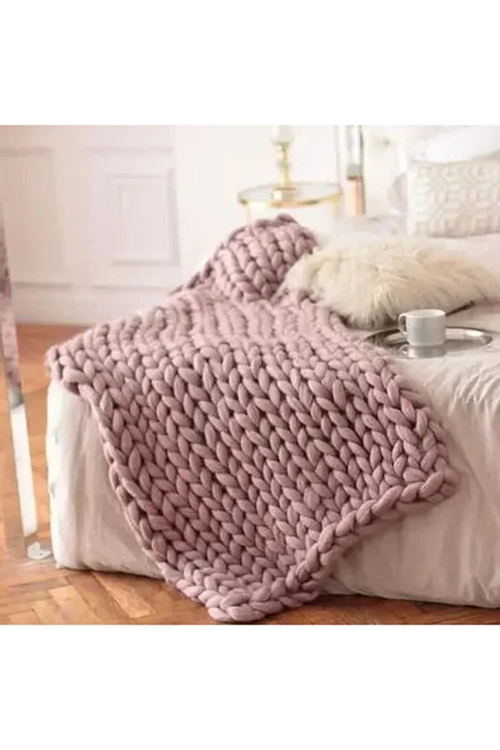 Azura | Cozy Knit Chunky Blanket