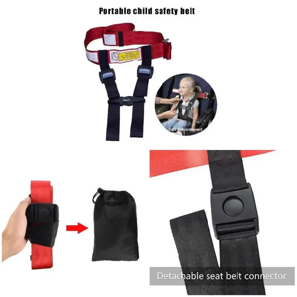 Azura | Airplane Child Safety Harness Adjustable Travel Seat Belt