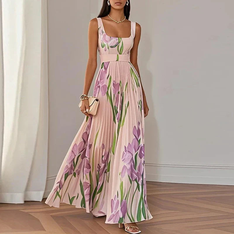 Claudia™ | Floral Maxi A-Line Dress