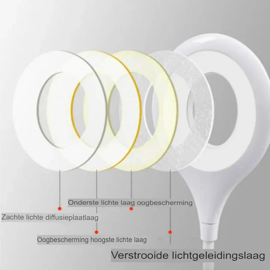 BowLift | Compact and Rechargeable Night Light – Flexible LED Light for Desk and Nightstand