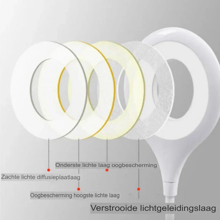 BowLift | Compact and Rechargeable Night Light – Flexible LED Light for Desk and Nightstand