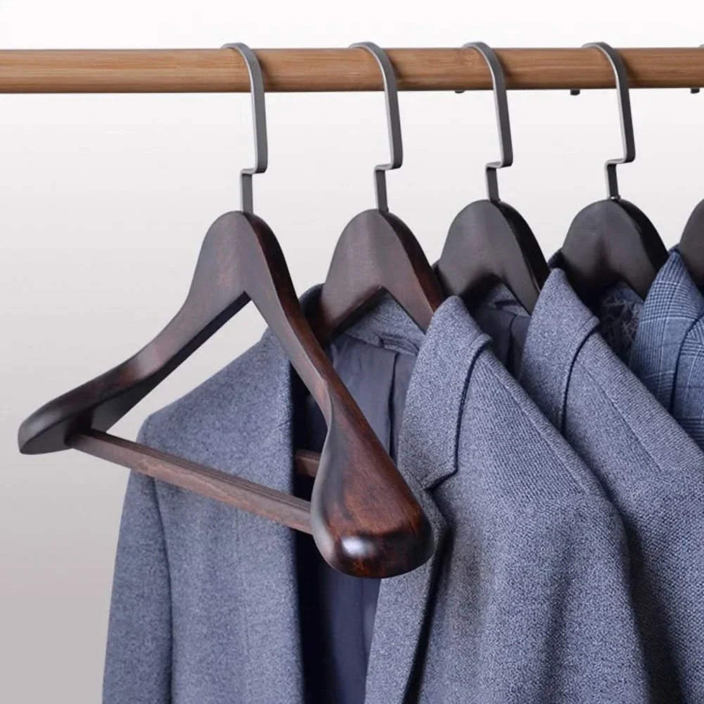 Azura | Luxury Wooden Clothes Hangers with Curved Design