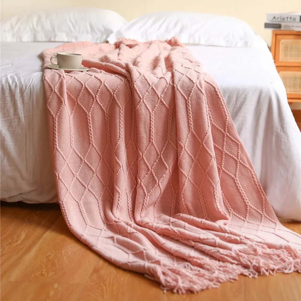 Azura | Nordic Style Dick Knitted Blanket