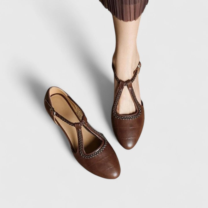 Delphine | Elegant Flat Sandals