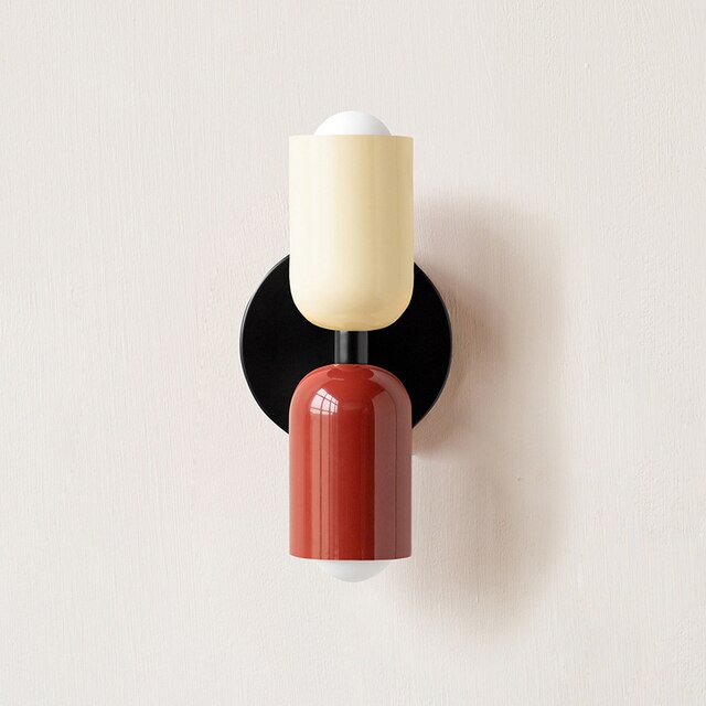 BowLift | Cream Double-Head LED Wall Lights