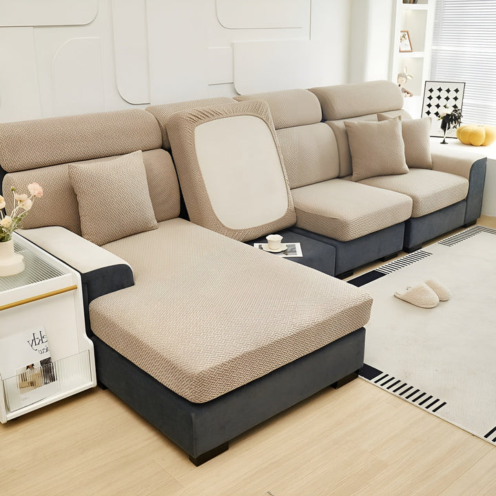 Elastic Sofa Cover – Water-Repellent and Tailored | Protective Cover Made from Stretch Fabric | Bowlift