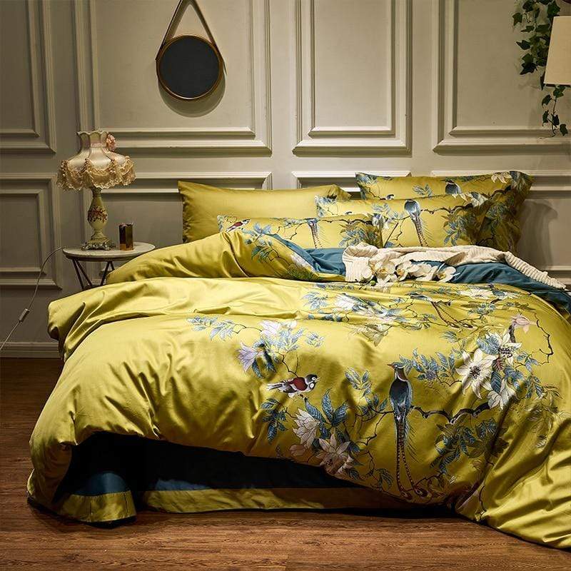 BowLift | TranquilGold – Soft Egyptian Cotton Pillowcase Set for Relaxing Sleep