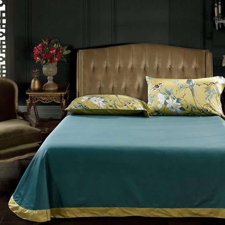 BowLift | TranquilGold – Soft Egyptian Cotton Pillowcase Set for Relaxing Sleep