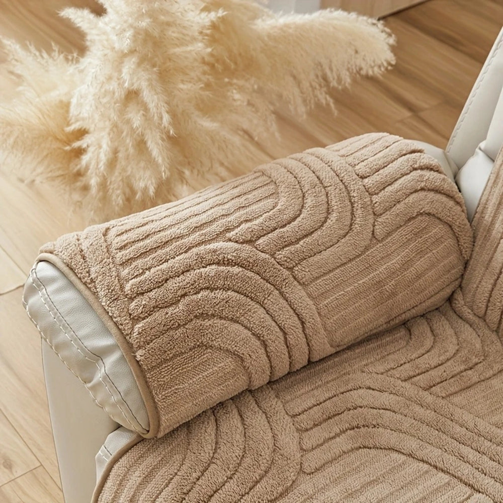 BowLift | Silven Plush Thickened Anti-Slip Recliner Sofa Cover