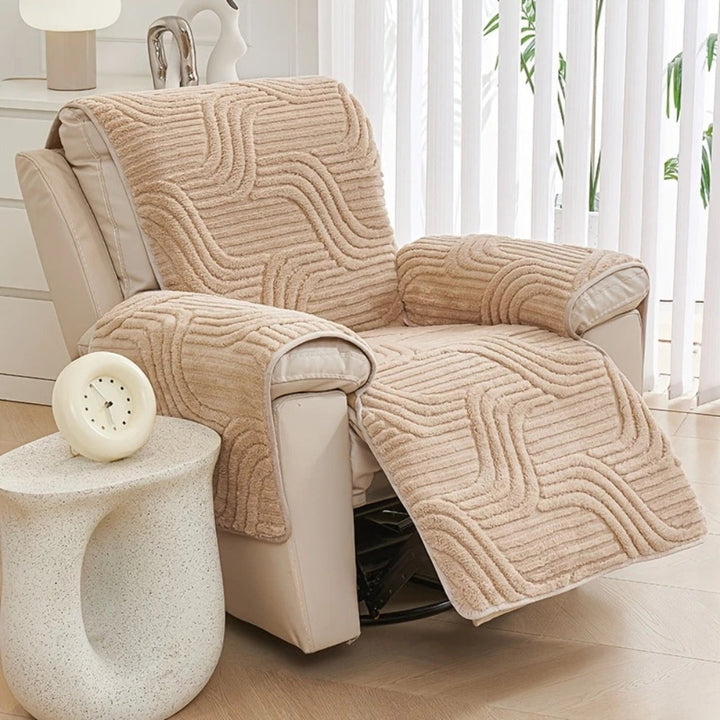 BowLift | Silven Plush Thickened Anti-Slip Recliner Sofa Cover