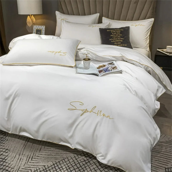 Luxury Duvet Cover with Elegant Embroidery – Soft, Breathable and High Quality | Bowlift