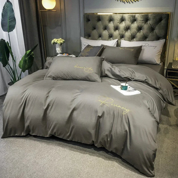 Luxury Duvet Cover with Elegant Embroidery – Soft, Breathable and High Quality | Bowlift