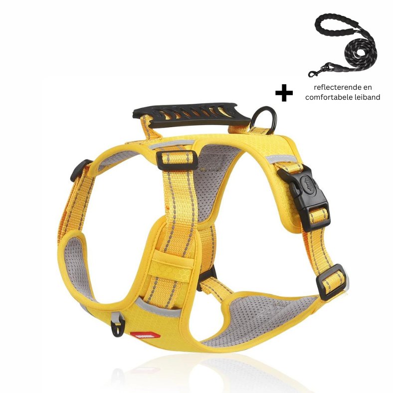 Azura | PawEase Adjustable Anti-Stick Dog Harness – Washable and Comfortable