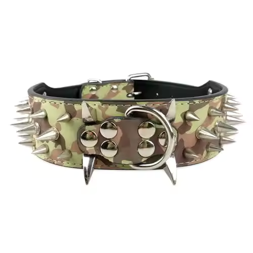 Dog collar with studs for large dogs Azura