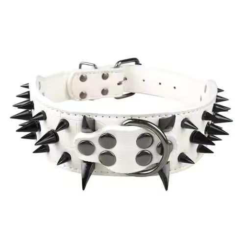 Dog collar with studs for large dogs Azura