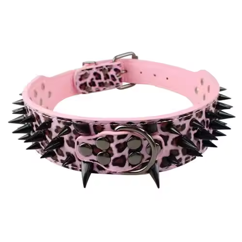 Dog collar with studs for large dogs Azura