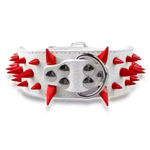 Dog collar with studs for large dogs Azura