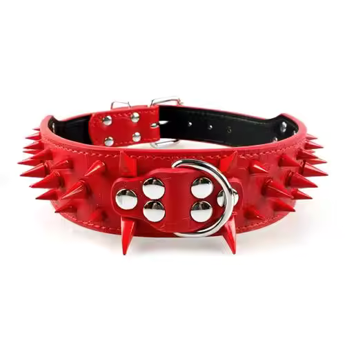 Dog collar with studs for large dogs Azura