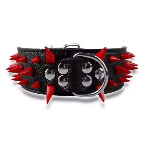 Dog collar with studs for large dogs Azura