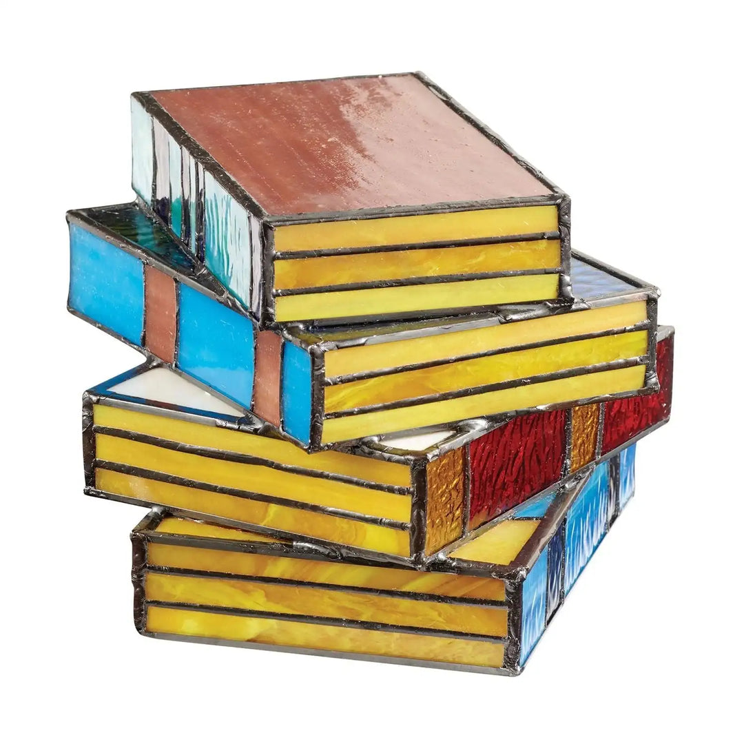 BowLift | Stained Glass Table Lamp Decorative Book Design