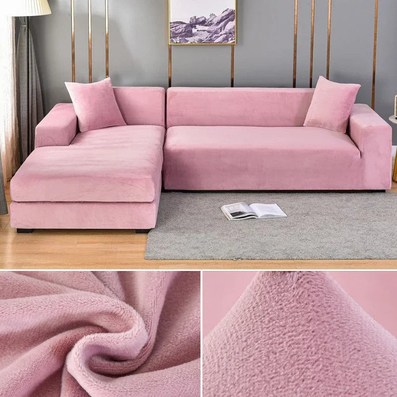 BowLift | Luxury Stretch-Velvet Sofa Cover – Stylish Protection for Any Sofa