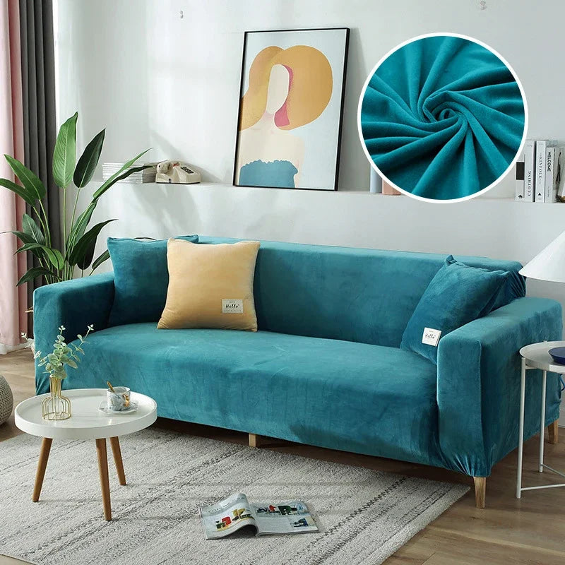BowLift | Luxury Stretch-Velvet Sofa Cover – Stylish Protection for Any Sofa