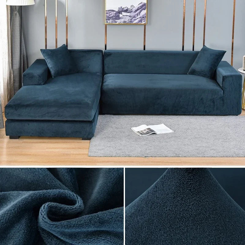 BowLift | Luxury Stretch-Velvet Sofa Cover – Stylish Protection for Any Sofa