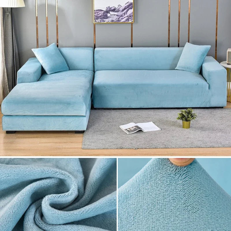 BowLift | Luxury Stretch-Velvet Sofa Cover – Stylish Protection for Any Sofa