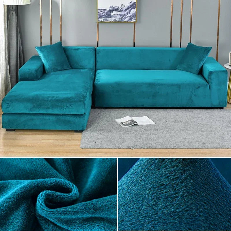 BowLift | Luxury Stretch-Velvet Sofa Cover – Stylish Protection for Any Sofa