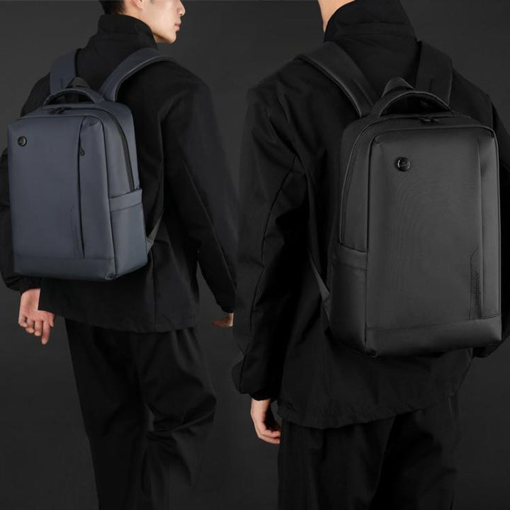Azura | Men's 14-Inch Laptop Backpack Waterproof Large Capacity Business Commuter Backpack (Black)