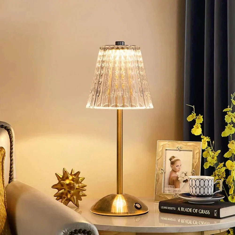 BowLift | AuraGlow Table Lamp - Rechargeable LED Lamp with Dimming Function