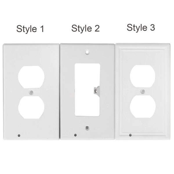 BowLift | Pack 4x LED Night Light Outlet Cover | Energy-Efficient, Automatic Sensor & Safe for Kids' Rooms