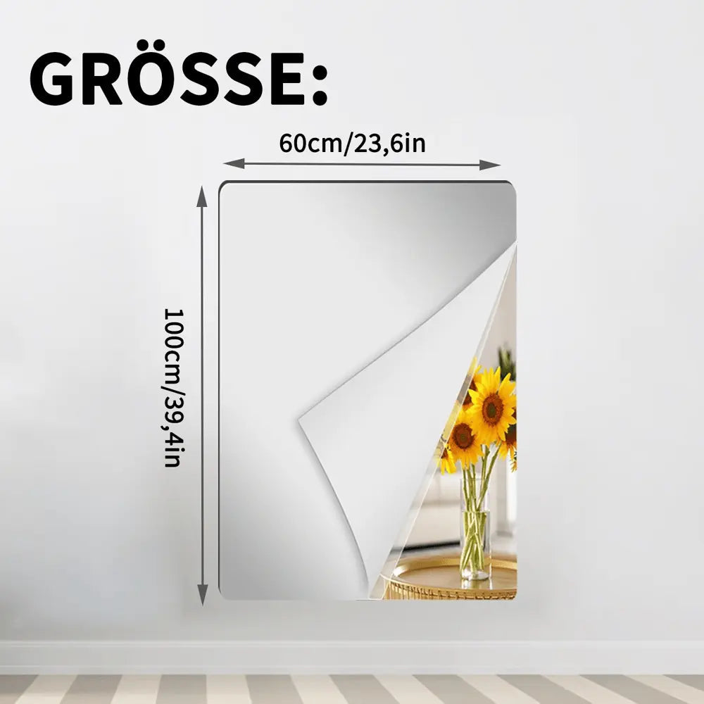 Azura | Ultra-flexible Mirror - safe and shatterproof