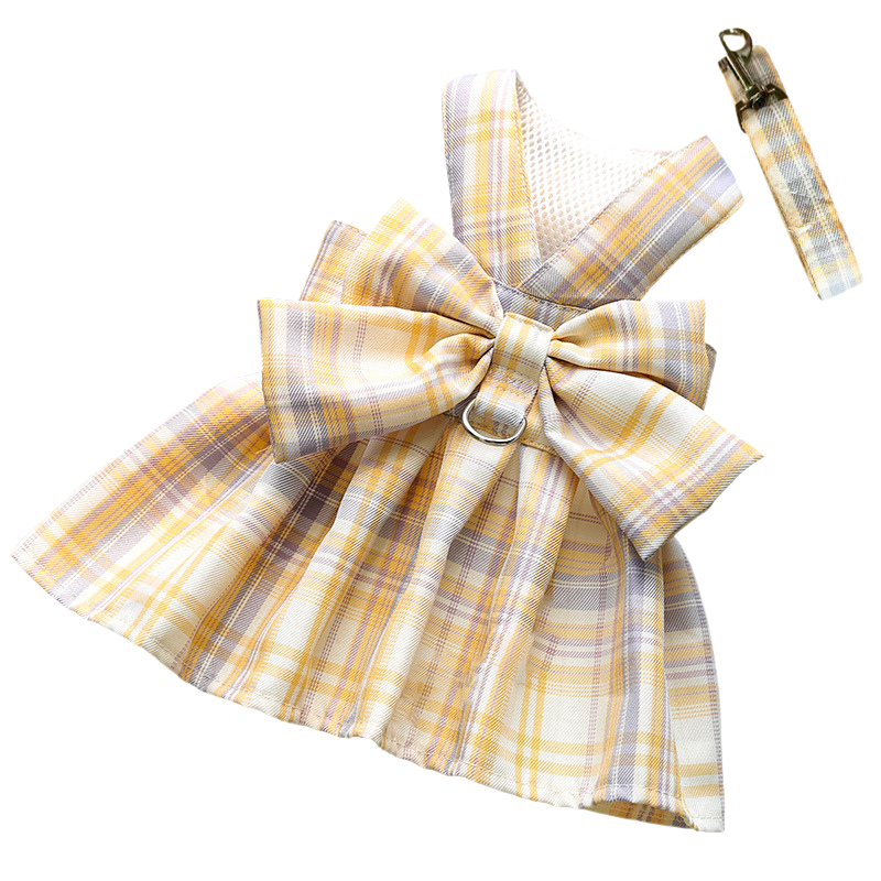 Azura | AURÉLIEN Harness – Adjustable Dog Harness with Stylish Bow Design